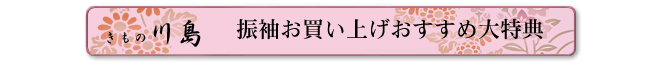 滋賀県甲賀市　きもの 川島　スペシャルサービス